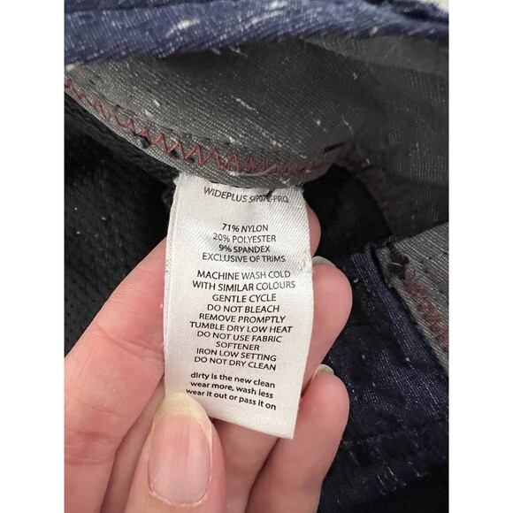 Toad & Co Mission Ridge Shorts Men 31 Blue Speckled Chino Hiking Nylon Blend - Picture 4 of 9